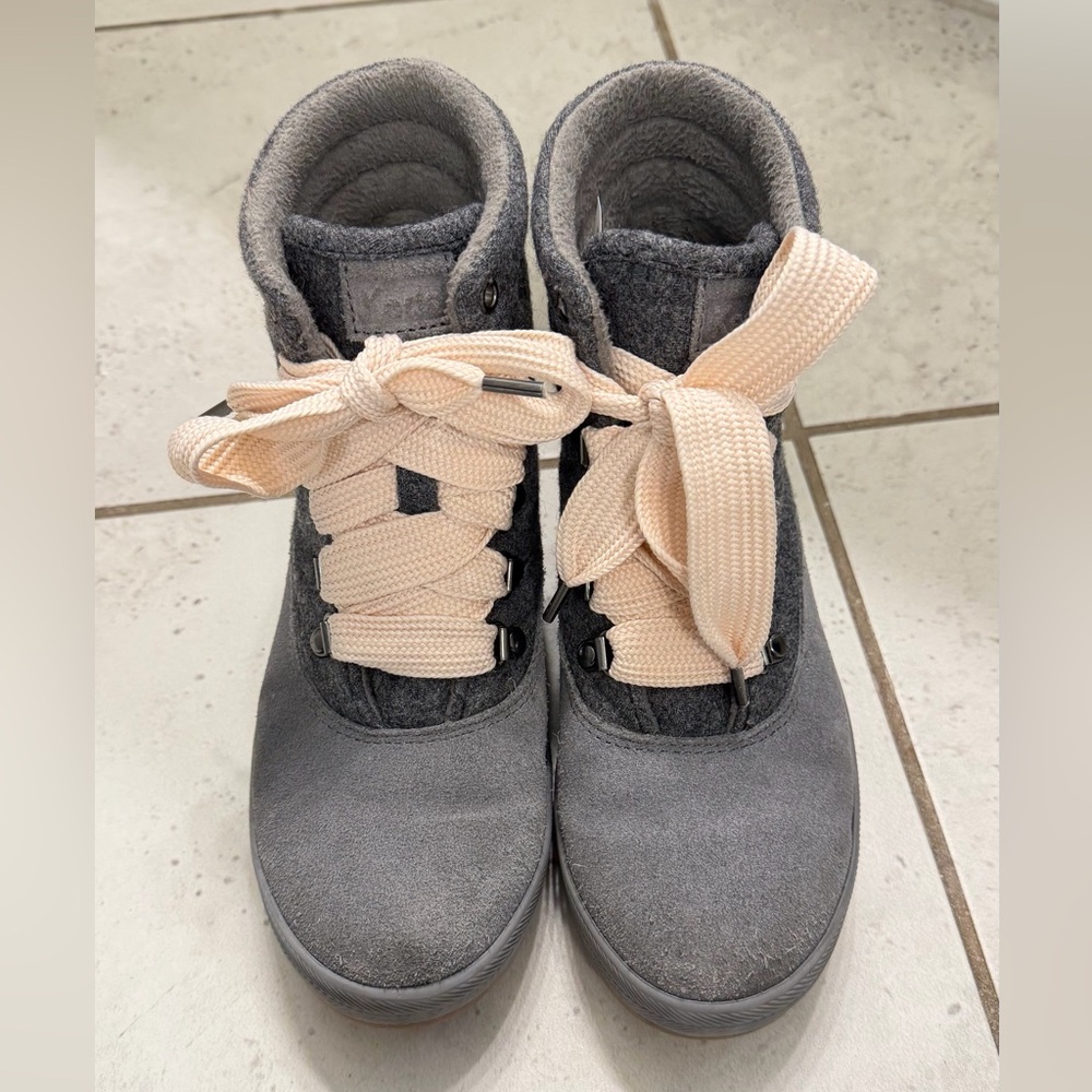 Keds womens Camp Boot Suede Spalash Twill Velvet